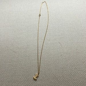 Gold plated yogi necklace